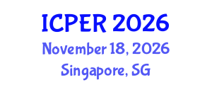 International Conference on Production, Energy and Reliability (ICPER) November 18, 2026 - Singapore, Singapore