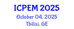 International Conference on Production Engineering and Management (ICPEM) October 04, 2025 - Tbilisi, Georgia