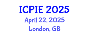 International Conference on Productivity, Innovation, and Entrepreneurship (ICPIE) April 22, 2025 - London, United Kingdom