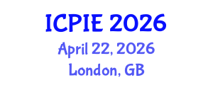 International Conference on Productivity, Innovation, and Entrepreneurship (ICPIE) April 22, 2026 - London, United Kingdom