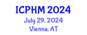 International Conference on Prognostics and Health Management (ICPHM) July 29, 2024 - Vienna, Austria
