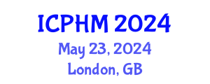 International Conference on Prognostics and Health Management (ICPHM) May 23, 2024 - London, United Kingdom