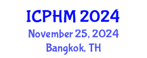 International Conference on Prognostics and Health Management (ICPHM) November 25, 2024 - Bangkok, Thailand