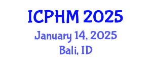 International Conference on Prognostics and Health Management (ICPHM) January 14, 2025 - Bali, Indonesia