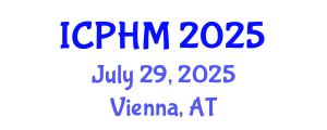 International Conference on Prognostics and Health Management (ICPHM) July 29, 2025 - Vienna, Austria