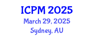 International Conference on Project Management (ICPM) March 29, 2025 - Sydney, Australia