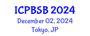 International Conference on Protein Bioinformatics and Structural Biology (ICPBSB) December 02, 2024 - Tokyo, Japan