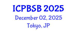 International Conference on Protein Bioinformatics and Structural Biology (ICPBSB) December 02, 2025 - Tokyo, Japan