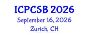 International Conference on Protein Chemistry and Structural Biology (ICPCSB) September 16, 2026 - Zurich, Switzerland