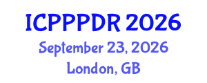 International Conference on Psychedelic Pharmacology and Psychedelic Drug Research (ICPPPDR) September 23, 2026 - London, United Kingdom