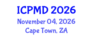 International Conference on Psychiatry and Mental Disorders (ICPMD) November 04, 2026 - Cape Town, South Africa