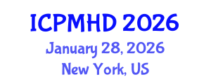 International Conference on Psychiatry and Mental Health Disorders (ICPMHD) January 28, 2026 - New York, United States