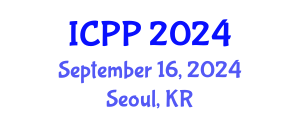 International Conference on Psychiatry and Psychology (ICPP) September 16, 2024 - Seoul, Republic of Korea