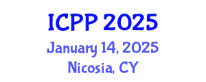 International Conference on Psychiatry and Psychology (ICPP) January 14, 2025 - Nicosia, Cyprus