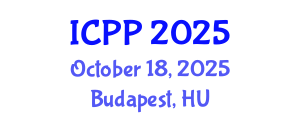 International Conference on Psychiatry and Psychology (ICPP) October 18, 2025 - Budapest, Hungary