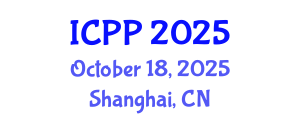 International Conference on Psychiatry and Psychology (ICPP) October 18, 2025 - Shanghai, China