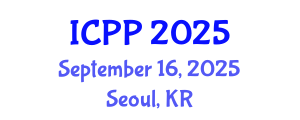International Conference on Psychiatry and Psychology (ICPP) September 16, 2025 - Seoul, Republic of Korea
