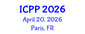 International Conference on Psychiatry and Psychology (ICPP) April 20, 2026 - Paris, France International Conference on Psychiatry and Psychology (ICPP) April 20, 2026 - Paris, France