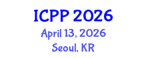 International Conference on Psychiatry and Psychology (ICPP) April 13, 2026 - Seoul, Republic of Korea International Conference on Psychiatry and Psychology (ICPP) April 13, 2026 - Seoul, Republic of Korea