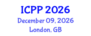 International Conference on Psychiatry and Psychology (ICPP) December 09, 2026 - London, United Kingdom International Conference on Psychiatry and Psychology (ICPP) December 09, 2026 - London, United Kingdom
