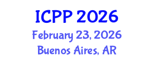 International Conference on Psychiatry and Psychology (ICPP) February 23, 2026 - Buenos Aires, Argentina International Conference on Psychiatry and Psychology (ICPP) February 23, 2026 - Buenos Aires, Argentina
