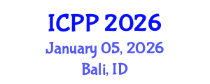 International Conference on Psychiatry and Psychology (ICPP) January 05, 2026 - Bali, Indonesia International Conference on Psychiatry and Psychology (ICPP) January 05, 2026 - Bali, Indonesia