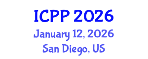 International Conference on Psychiatry and Psychology (ICPP) January 12, 2026 - San Diego, United States International Conference on Psychiatry and Psychology (ICPP) January 12, 2026 - San Diego, United States