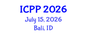 International Conference on Psychiatry and Psychology (ICPP) July 15, 2026 - Bali, Indonesia International Conference on Psychiatry and Psychology (ICPP) July 15, 2026 - Bali, Indonesia