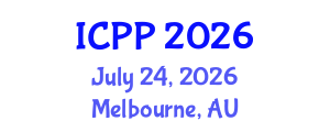 International Conference on Psychiatry and Psychology (ICPP) July 24, 2026 - Melbourne, Australia International Conference on Psychiatry and Psychology (ICPP) July 24, 2026 - Melbourne, Australia