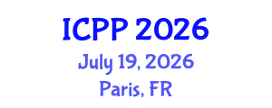 International Conference on Psychiatry and Psychology (ICPP) July 19, 2026 - Paris, France International Conference on Psychiatry and Psychology (ICPP) July 19, 2026 - Paris, France