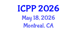 International Conference on Psychiatry and Psychology (ICPP) May 18, 2026 - Montreal, Canada International Conference on Psychiatry and Psychology (ICPP) May 18, 2026 - Montreal, Canada