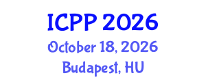 International Conference on Psychiatry and Psychology (ICPP) October 18, 2026 - Budapest, Hungary International Conference on Psychiatry and Psychology (ICPP) October 18, 2026 - Budapest, Hungary
