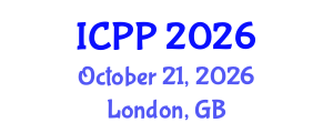 International Conference on Psychiatry and Psychology (ICPP) October 21, 2026 - London, United Kingdom International Conference on Psychiatry and Psychology (ICPP) October 21, 2026 - London, United Kingdom
