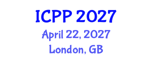 International Conference on Psychiatry and Psychology (ICPP) April 22, 2027 - London, United Kingdom International Conference on Psychiatry and Psychology (ICPP) April 22, 2027 - London, United Kingdom