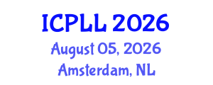 International Conference on Psycholinguistics and Language Learning (ICPLL) August 05, 2026 - Amsterdam, Netherlands