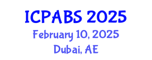 International Conference on Psychological and Behavioural Sciences (ICPABS) February 10, 2025 - Dubai, United Arab Emirates