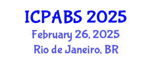 International Conference on Psychological and Behavioural Sciences (ICPABS) February 26, 2025 - Rio de Janeiro, Brazil