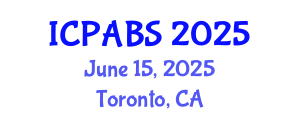 International Conference on Psychological and Behavioural Sciences (ICPABS) June 15, 2025 - Toronto, Canada