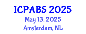 International Conference on Psychological and Behavioural Sciences (ICPABS) May 13, 2025 - Amsterdam, Netherlands