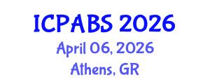 International Conference on Psychological and Behavioural Sciences (ICPABS) April 06, 2026 - Athens, Greece