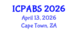 International Conference on Psychological and Behavioural Sciences (ICPABS) April 13, 2026 - Cape Town, South Africa