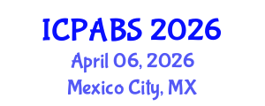 International Conference on Psychological and Behavioural Sciences (ICPABS) April 06, 2026 - Mexico City, Mexico International Conference on Psychological and Behavioural Sciences (ICPABS) April 06, 2026 - Mexico City, Mexico