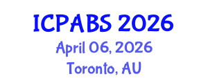 International Conference on Psychological and Behavioural Sciences (ICPABS) April 06, 2026 - Toronto, Australia