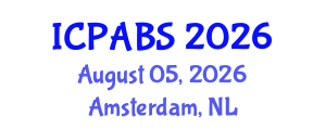 International Conference on Psychological and Behavioural Sciences (ICPABS) August 05, 2026 - Amsterdam, Netherlands International Conference on Psychological and Behavioural Sciences (ICPABS) August 05, 2026 - Amsterdam, Netherlands