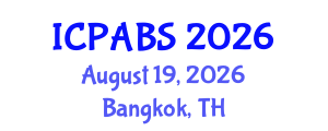 International Conference on Psychological and Behavioural Sciences (ICPABS) August 19, 2026 - Bangkok, Thailand