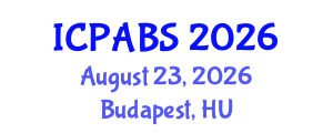 International Conference on Psychological and Behavioural Sciences (ICPABS) August 23, 2026 - Budapest, Hungary International Conference on Psychological and Behavioural Sciences (ICPABS) August 23, 2026 - Budapest, Hungary
