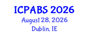 International Conference on Psychological and Behavioural Sciences (ICPABS) August 28, 2026 - Dublin, Ireland