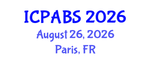 International Conference on Psychological and Behavioural Sciences (ICPABS) August 26, 2026 - Paris, France