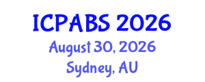 International Conference on Psychological and Behavioural Sciences (ICPABS) August 30, 2026 - Sydney, Australia International Conference on Psychological and Behavioural Sciences (ICPABS) August 30, 2026 - Sydney, Australia