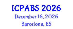 International Conference on Psychological and Behavioural Sciences (ICPABS) December 16, 2026 - Barcelona, Spain